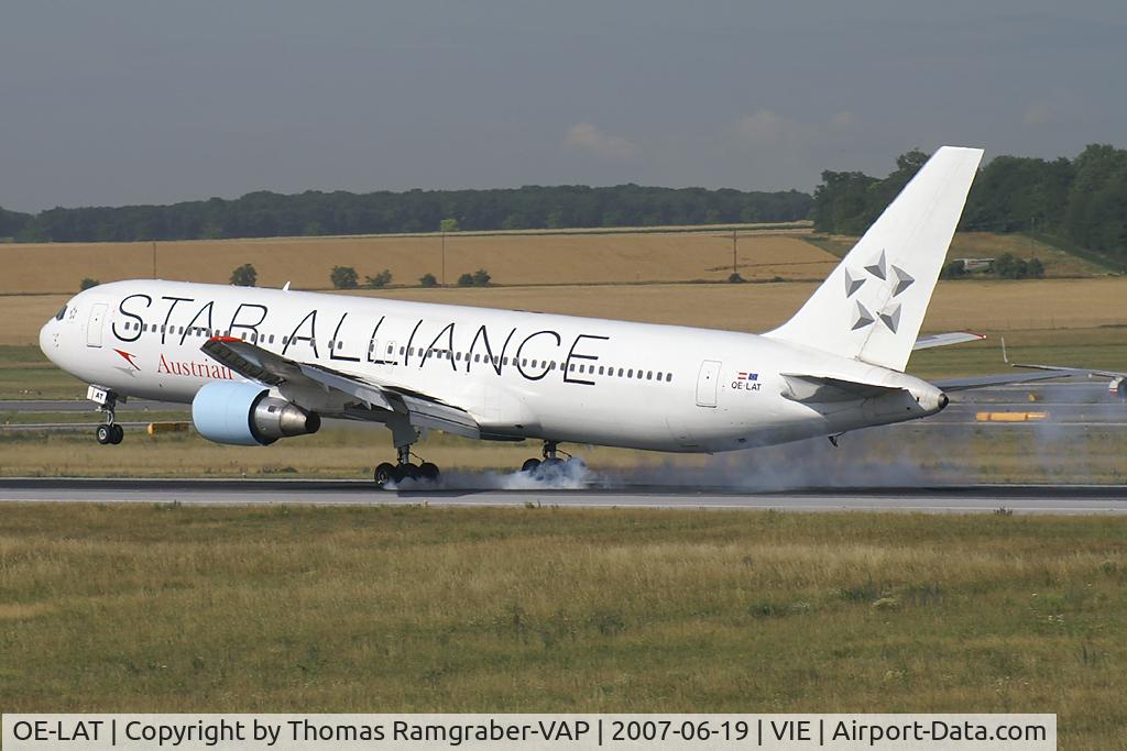 OE-LAT, 1991 Boeing 767-31A C/N 25273, Austrian Airlines Boeing 767-300