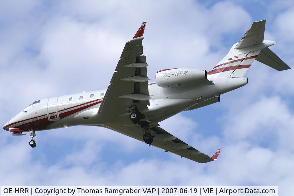 OE-HRR, 2004 Bombardier Challenger 300 (BD-100-1A10) C/N 20033, Tupack Bombardier BD100
