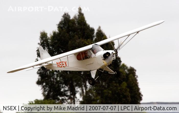 N5EX, 1946 Piper J3C-65 Cub C/N 20651, On final West Coast Pipe Cub Fly-In 2007 Lompoc Calif