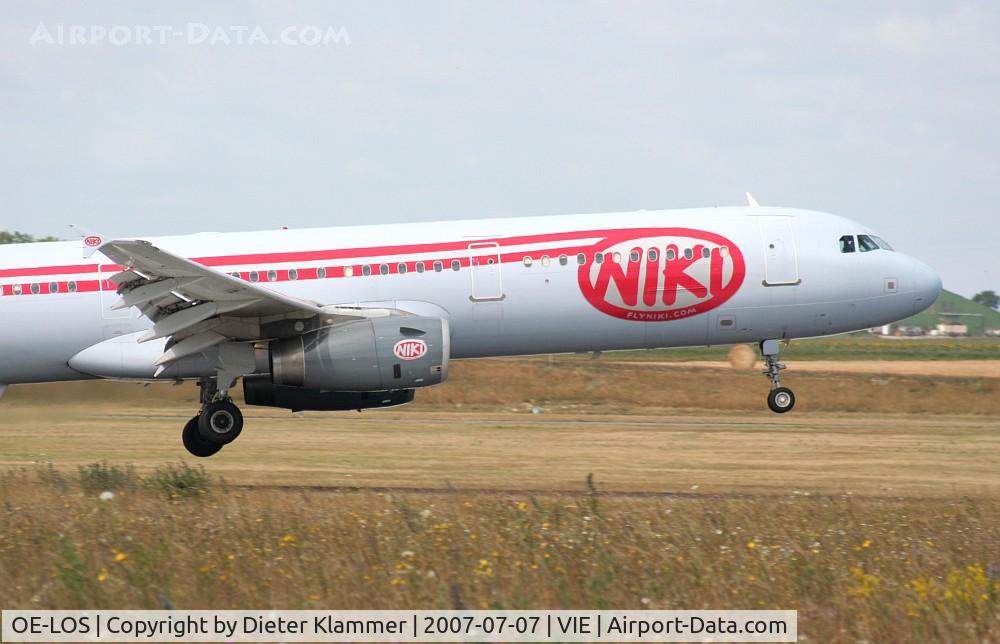 OE-LOS, 2001 Airbus A321-231 C/N 1487, NIKIS A321