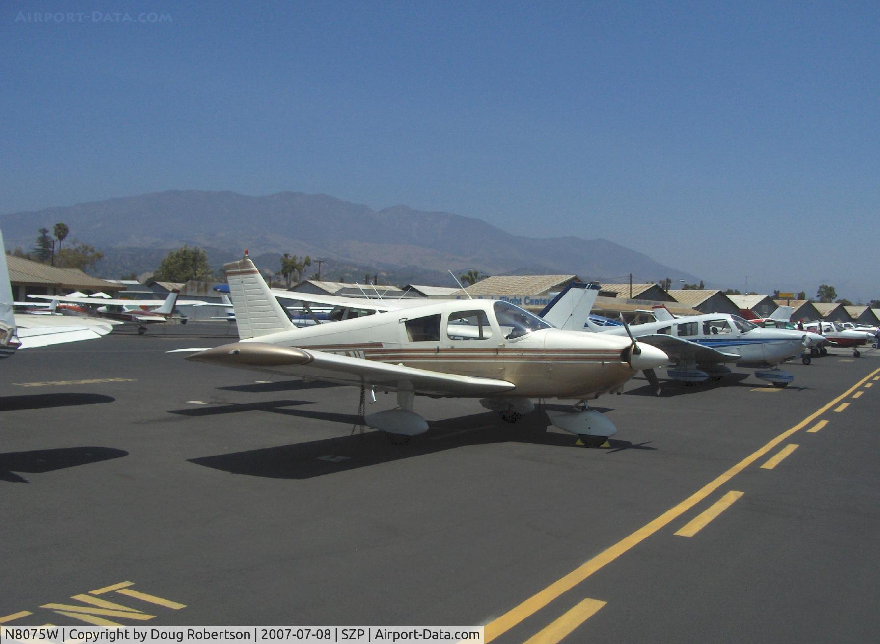 N8075W, 1965 Piper PA-28-180 C/N 28-2163, 1965 Piper PA-28-180 CHEROKEE, Lycoming O-360-A3A 180 Hp