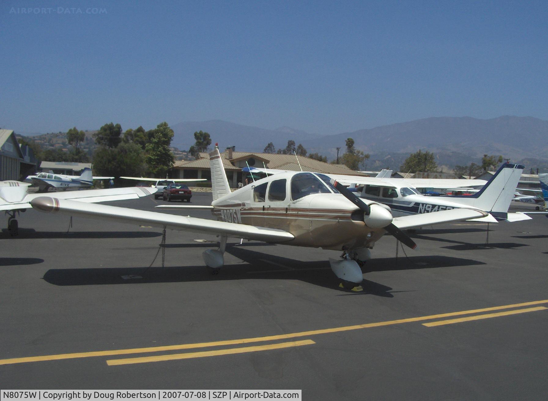 N8075W, 1965 Piper PA-28-180 C/N 28-2163, 1965 Piper PA-28-180 CHEROKEE, Lycoming O-360-A3A 180 Hp