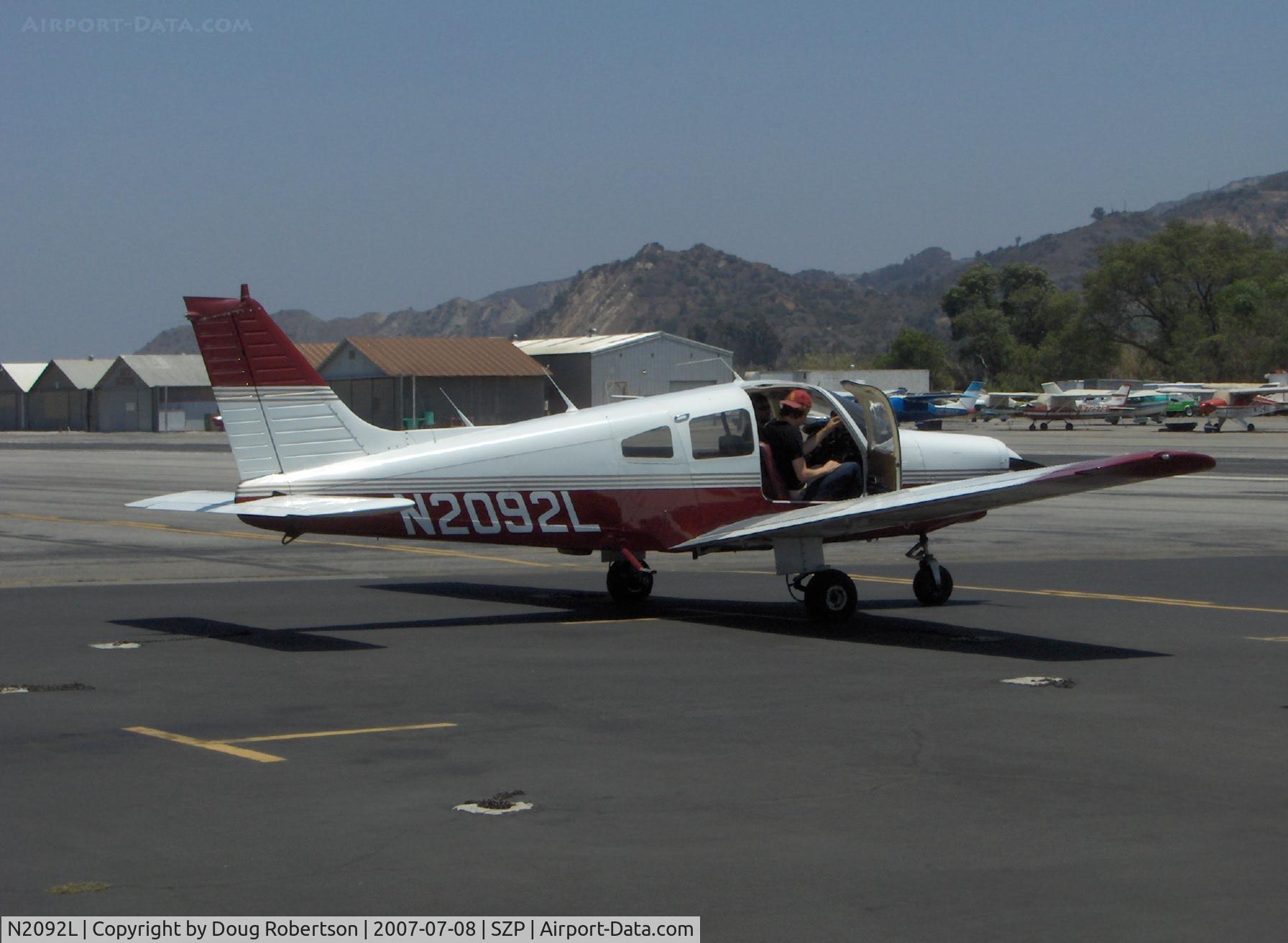 N2092L, 1978 Piper PA-28-161 Warrior II C/N 28-7916241, 1978 Piper PA-28-161 WARRIOR II, Lycoming O-320-D3G 160 Hp
