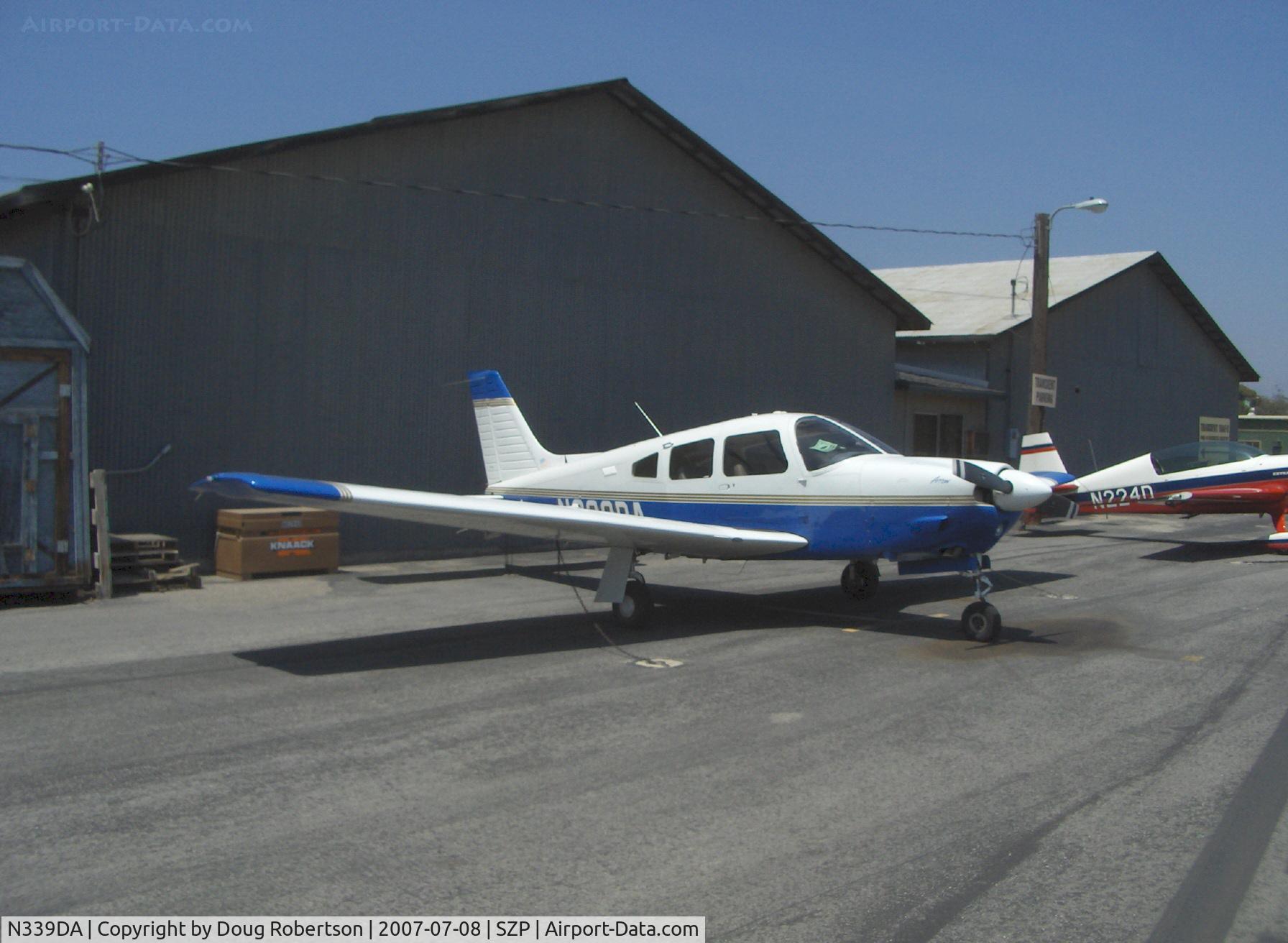 N339DA, 2002 Piper PA-28R-201 Cherokee Arrow III C/N 2844077, 2002 Piper PA-28R-201 ARROW, Lycoming IO-360A&C 200 Hp