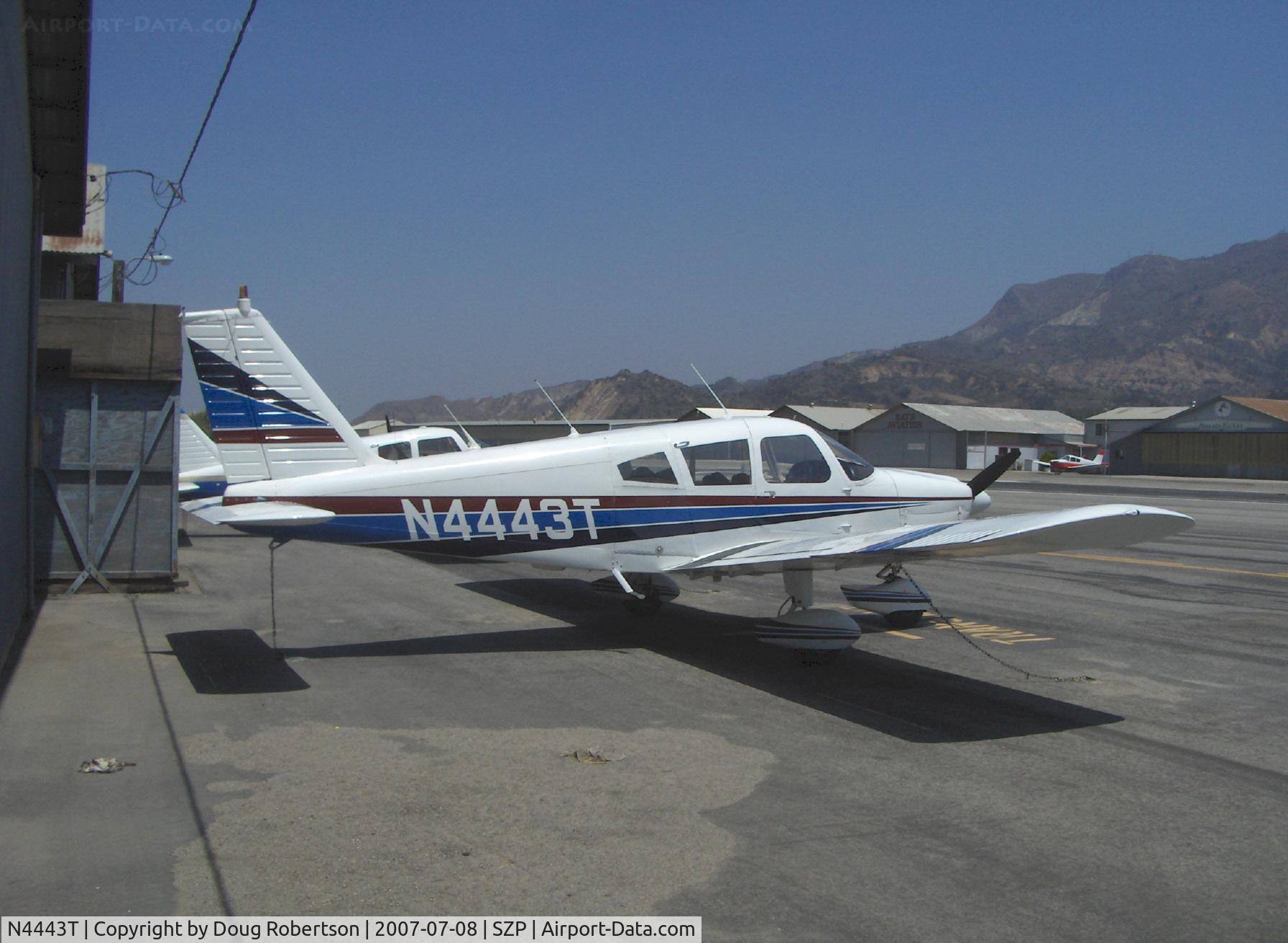 N4443T, 1971 Piper PA-28-180 C/N 28-7105228, 1971 Piper PA-28-180 CHEROKEE, Lycoming O&VO-360 180 Hp