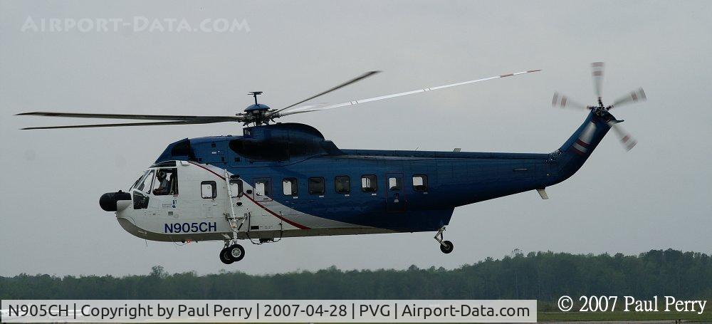 N905CH, 1973 Sikorsky S-61N C/N 61711, Sweet profile of a working girl