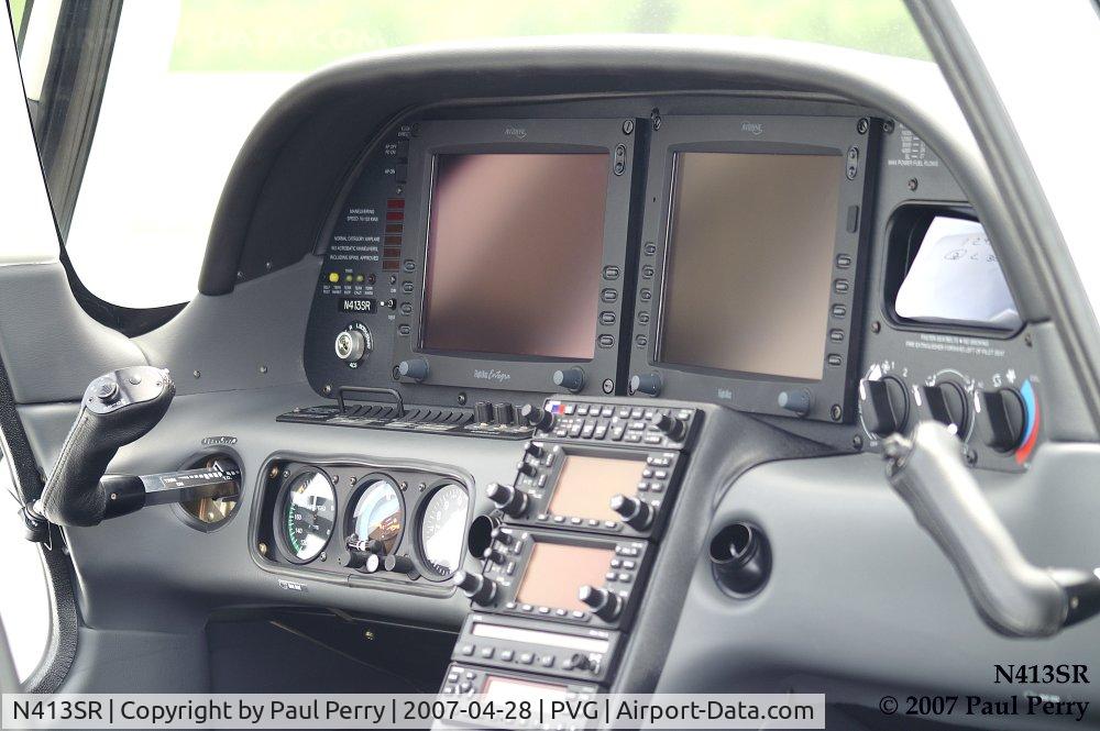 N413SR, 2006 Cirrus SR22 C/N 1936, Seems like a left-handed sidestick takes some getting used to