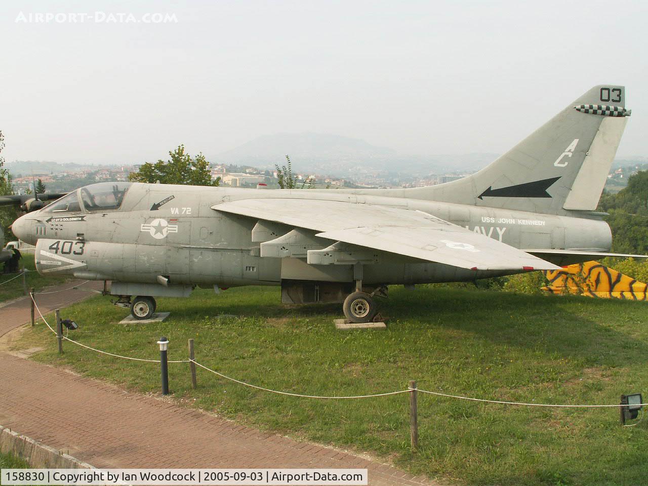 158830, LTV A-7E Corsair II C/N E-386, Ling-Temco-Vought A-7E/Preserved/Cerbaiola,Emilia-Romagna