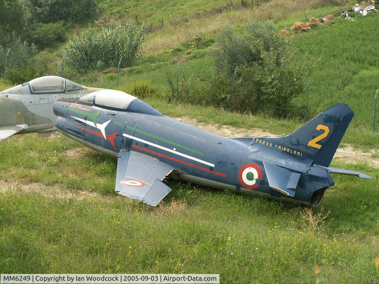 MM6249, Fiat G-91PAN C/N 15, Fiat G-91 PAN/Preserved (Frecce Tricolori colours) Cerbaiola,Emilia-Romagna