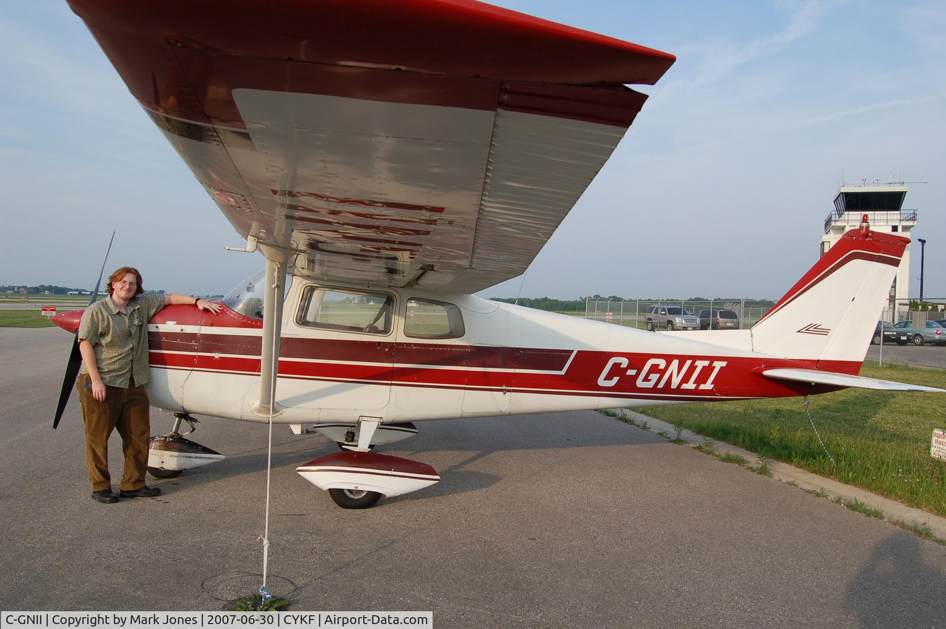 C-GNII, 1962 Cessna 172C C/N 17249082, This is a picture of me beside my aircraft