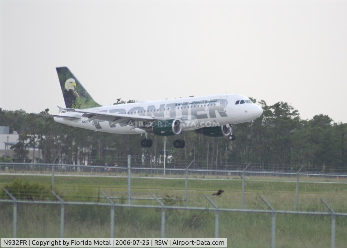 N932FR, 2004 Airbus A319-111 C/N 2258, Frontier
