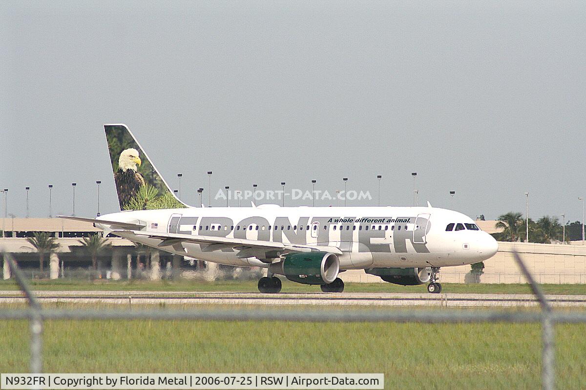 N932FR, 2004 Airbus A319-111 C/N 2258, Frontier