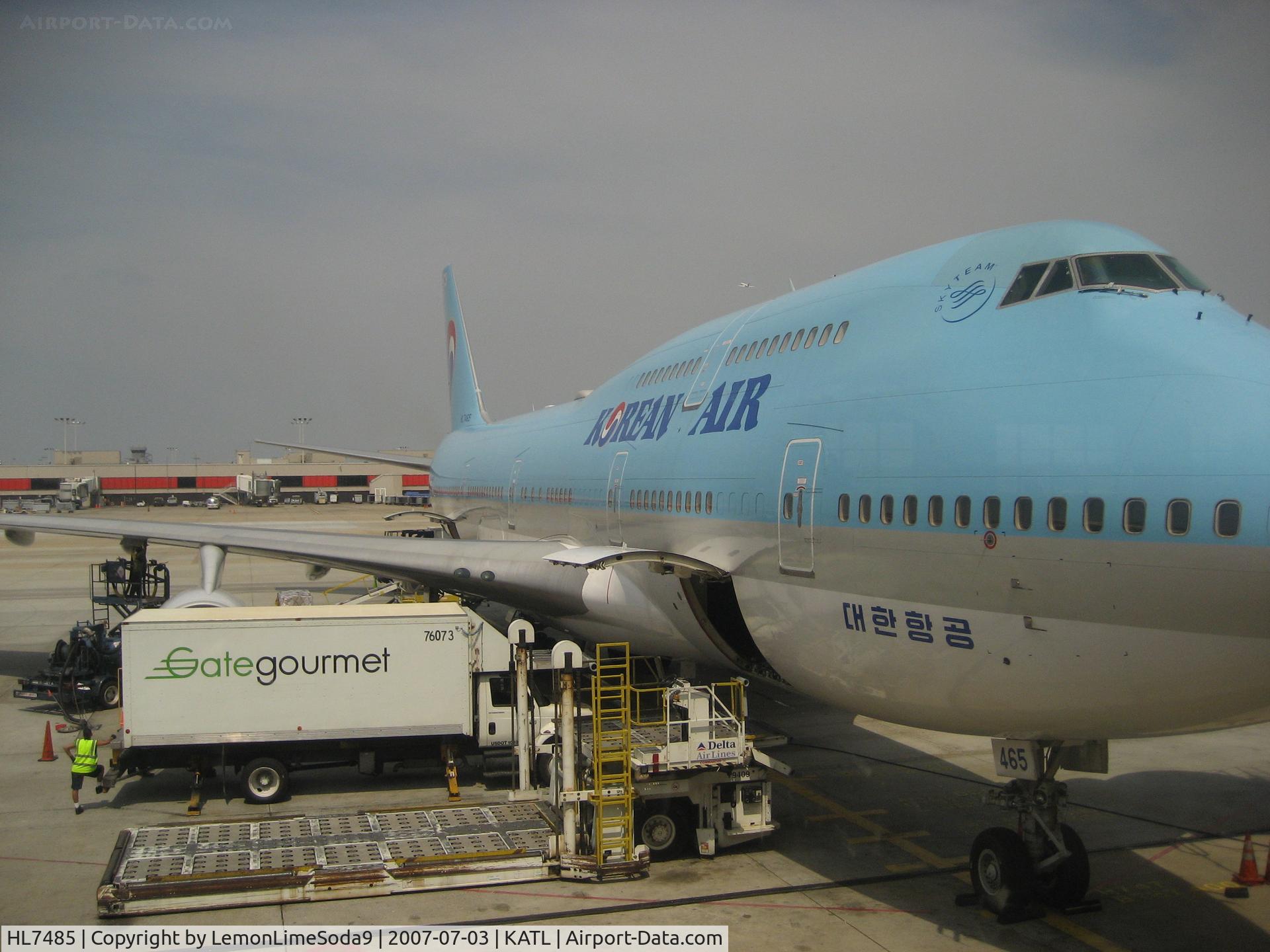 HL7485, 1992 Boeing 747-4B5 C/N 26395, Just another day at Hartsfield - Jackson