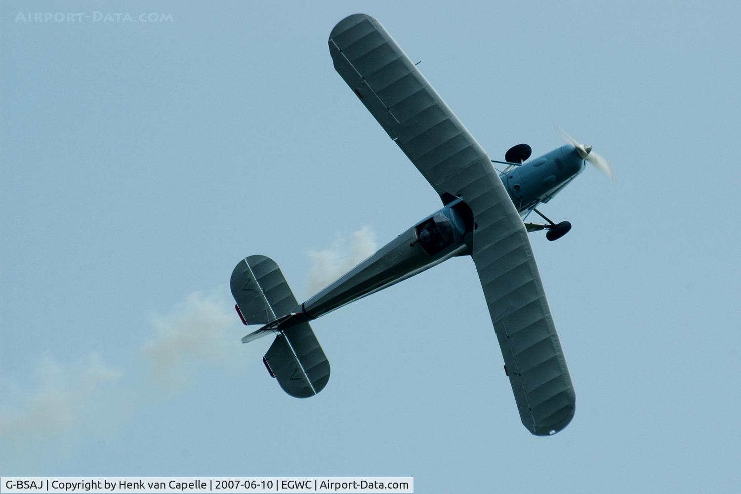 G-BSAJ, 1954 CASA 1-131E Jungmann C/N 2209, Spanish built Bucker Jungmann, air display