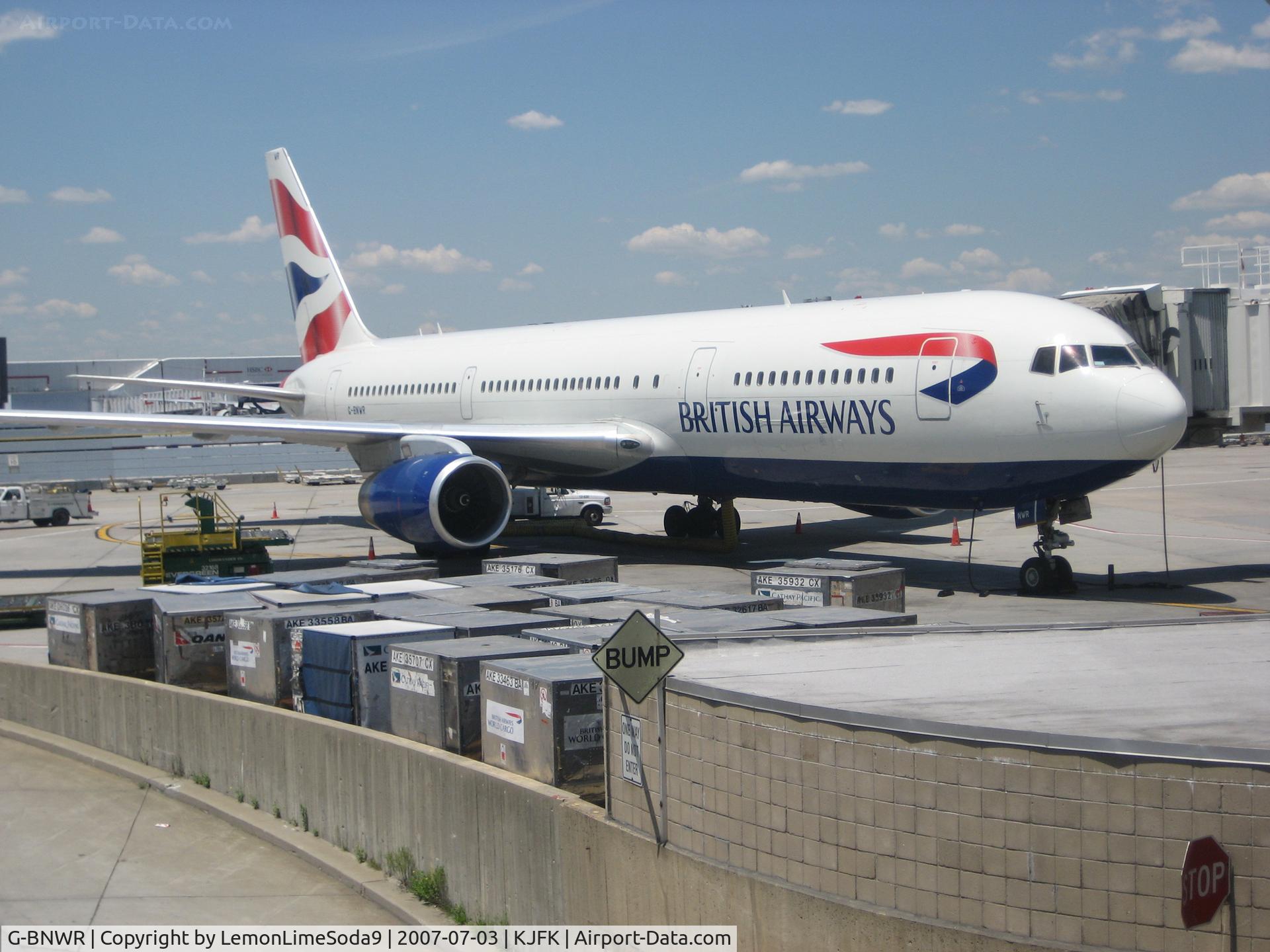 G-BNWR, 1992 Boeing 767-336 C/N 25732, Took this at JFK