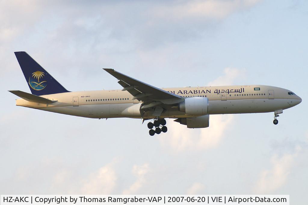 HZ-AKC, 1997 Boeing 777-268/ER C/N 28346, Saudi Arabian Airlines Boeing 777-200