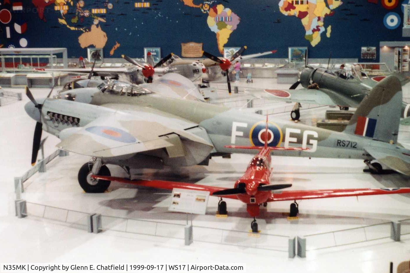 N35MK, 1946 De Havilland DH-98 Mosquito TT.35 C/N RS-712, At the EAA Museum