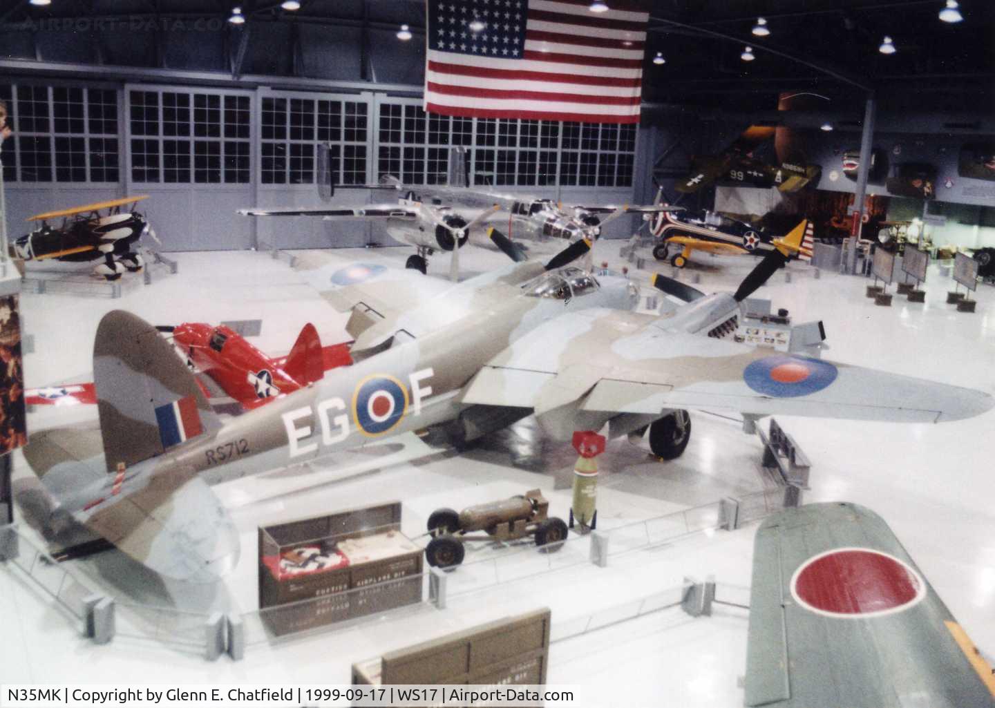 N35MK, 1946 De Havilland DH-98 Mosquito TT.35 C/N RS-712, At the EAA Museum