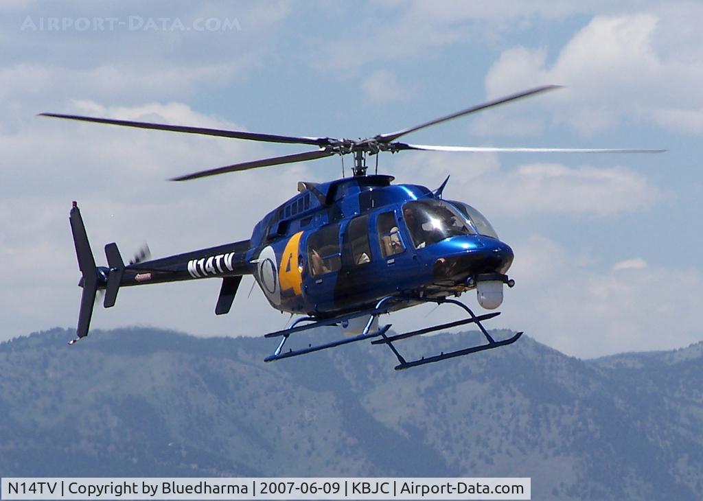N14TV, 1996 Bell 407 C/N 53048, Denver Channel 4 News Landing