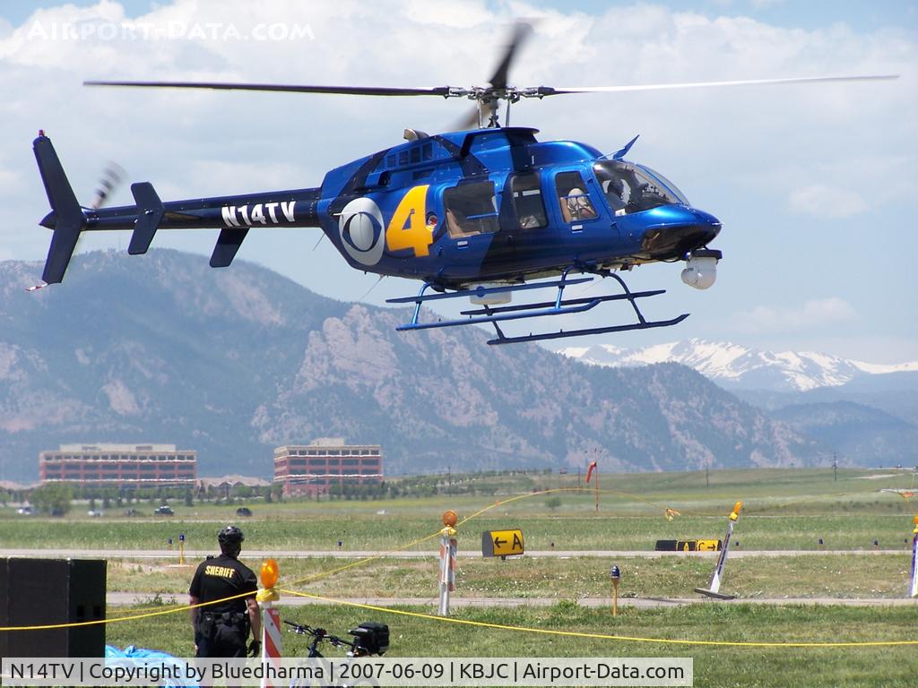 N14TV, 1996 Bell 407 C/N 53048, Denver Channel 4 News Landing