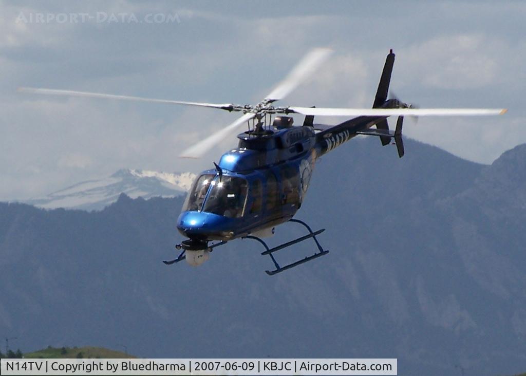 N14TV, 1996 Bell 407 C/N 53048, Denver Channel 4 News Take Off