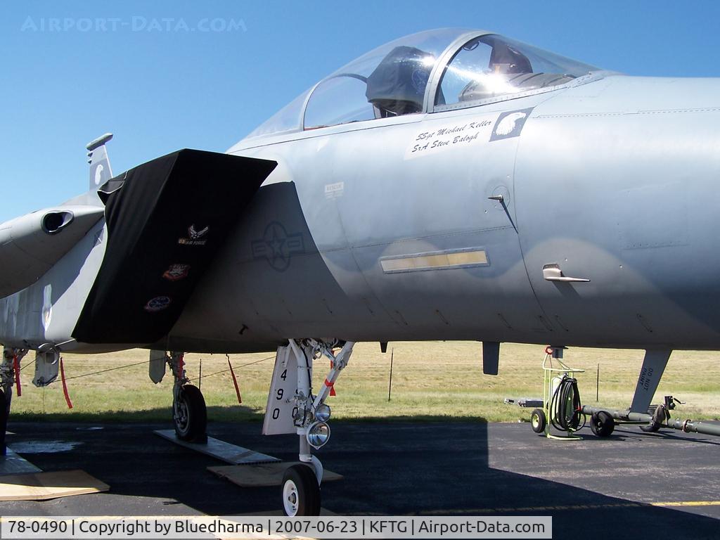 78-0490, 1978 McDonnell Douglas F-15C Eagle C/N 0472/C023, Front Detail
