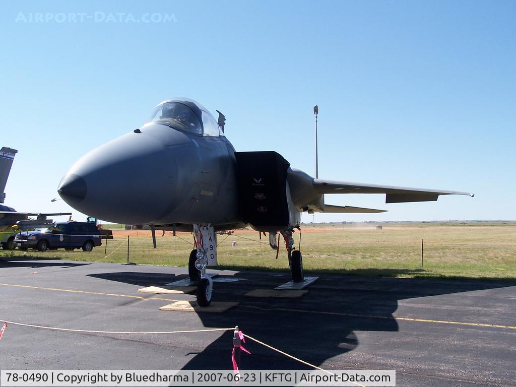 78-0490, 1978 McDonnell Douglas F-15C Eagle C/N 0472/C023, Front
