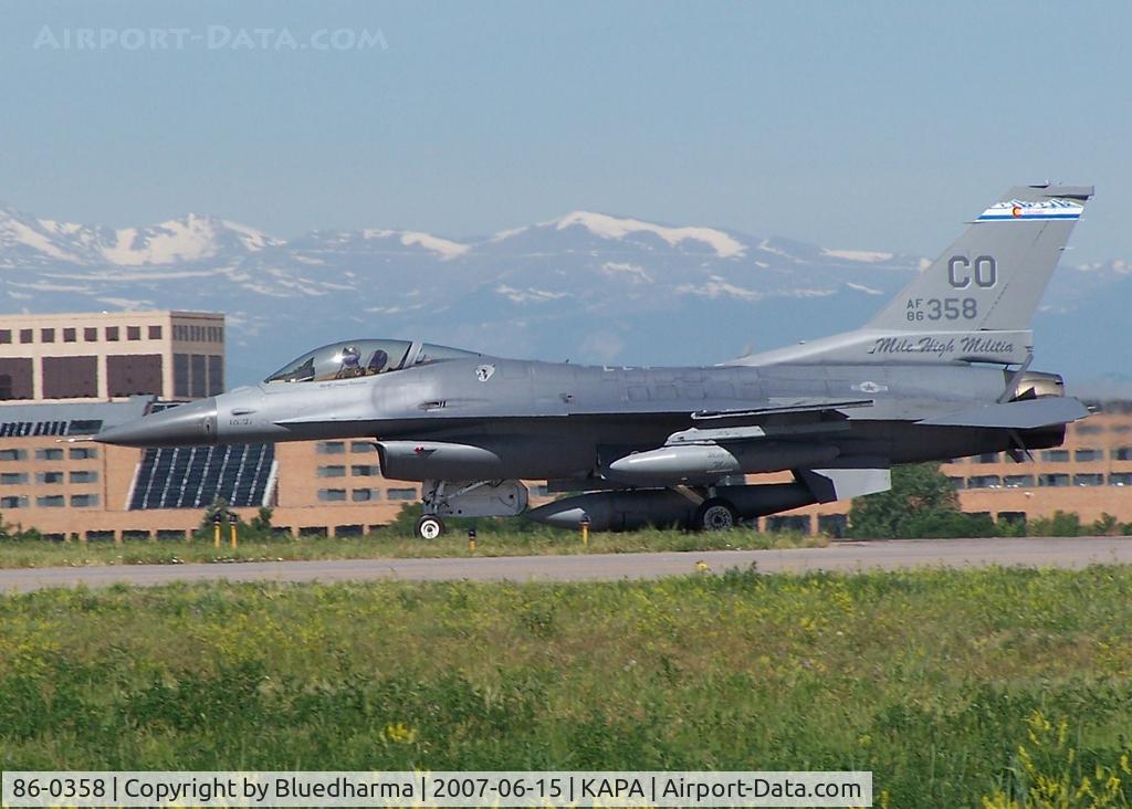 86-0358, 1986 General Dynamics F-16C Fighting Falcon C/N 5C-464, 1986 General Dynamics F-16C Fighting Falcon Taxi in