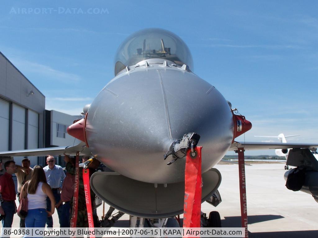 86-0358, 1986 General Dynamics F-16C Fighting Falcon C/N 5C-464, 1986 General Dynamics F-16C Fighting Falcon Front