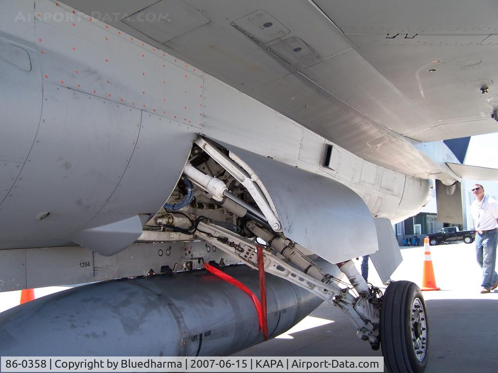 86-0358, 1986 General Dynamics F-16C Fighting Falcon C/N 5C-464, Undercarriage