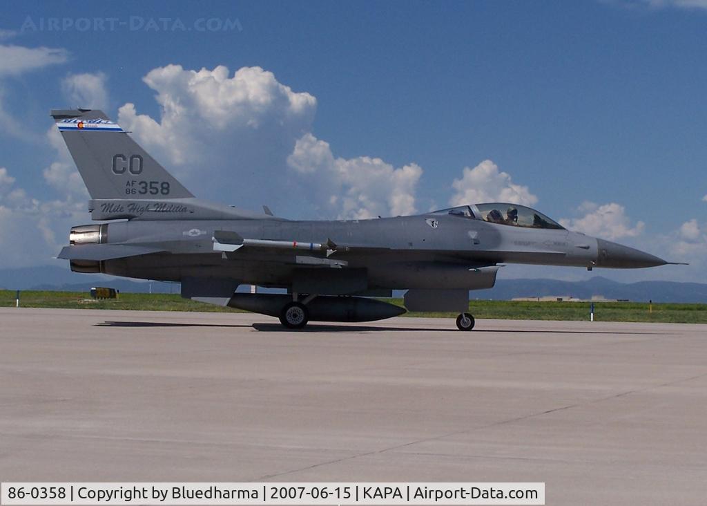 86-0358, 1986 General Dynamics F-16C Fighting Falcon C/N 5C-464, Taxi Out