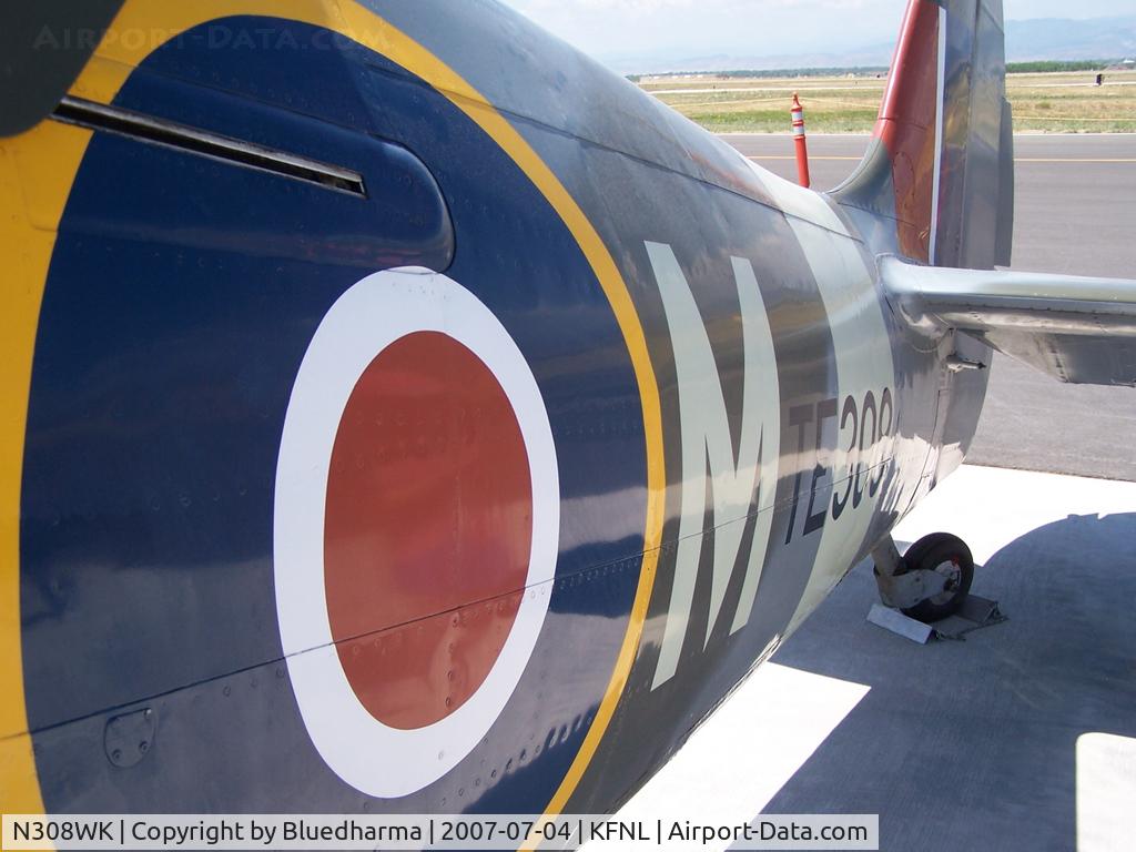 N308WK, 1945 Supermarine 361 Spitfire Tr9 C/N CBAF.4494, Port Side Detail
