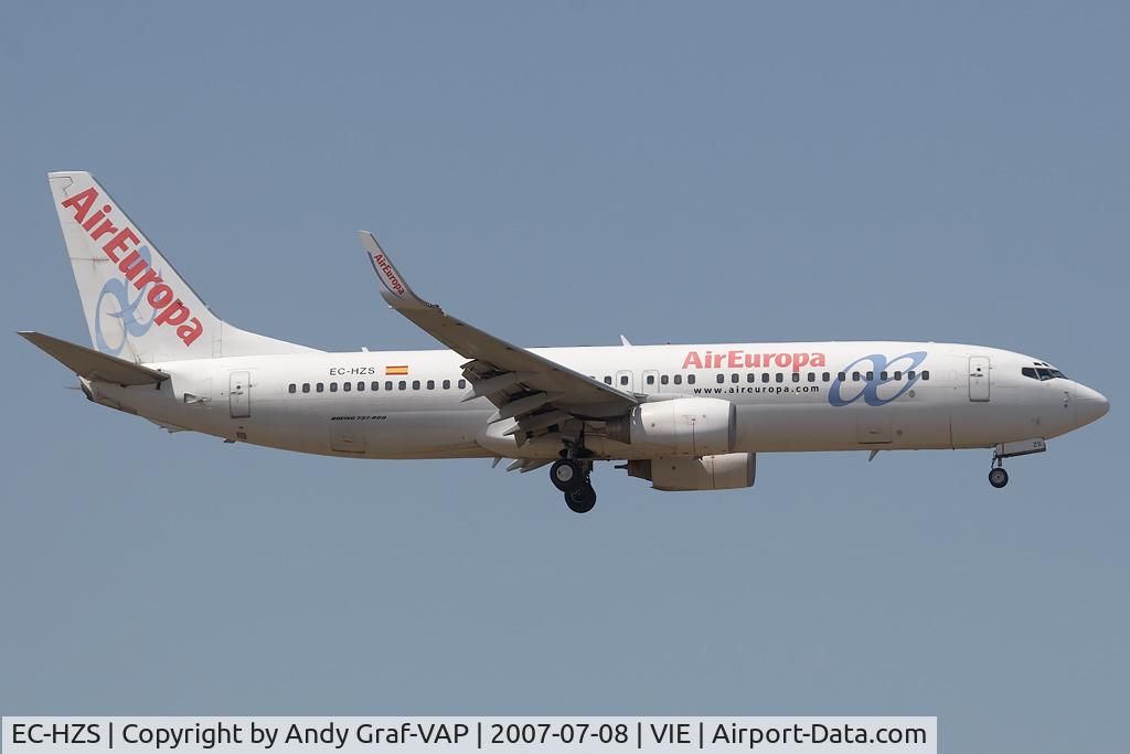 EC-HZS, 2001 Boeing 737-86Q C/N 30276, Air Europa 737-800
