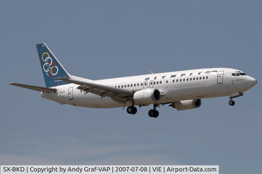 SX-BKD, 1991 Boeing 737-484 C/N 25362, Olympic Airlines 737-400