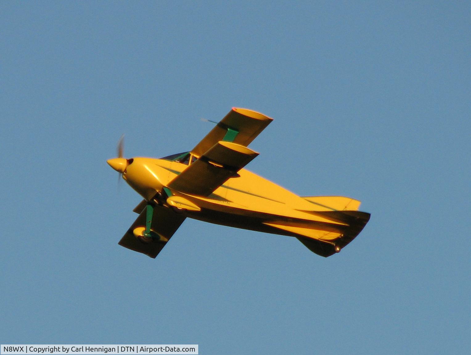 N8WX, 1987 Sorrell SNS-7 Hiperbipe C/N 291, departing runway 32