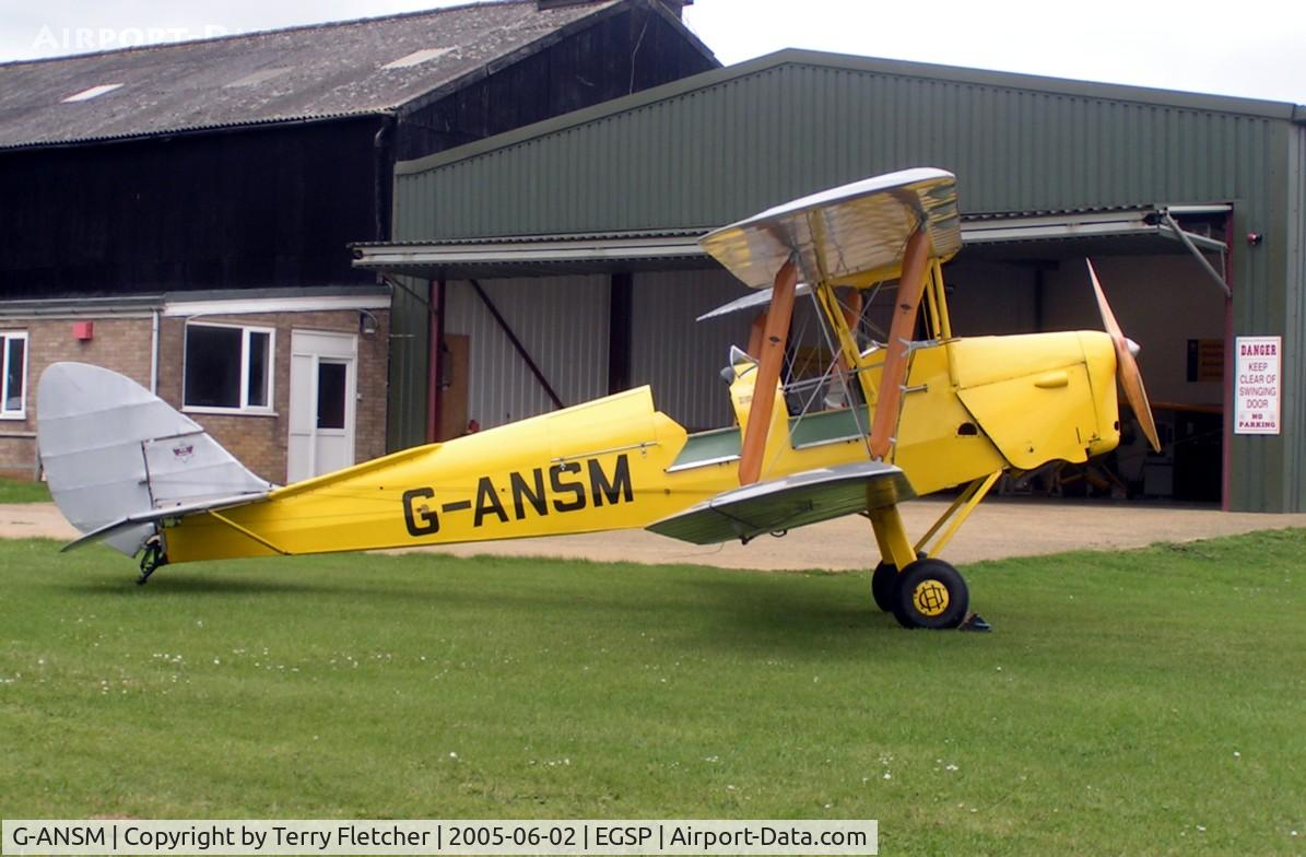 G-ANSM, 1942 De Havilland DH-82A Tiger Moth II C/N 82909, Tiger Moth