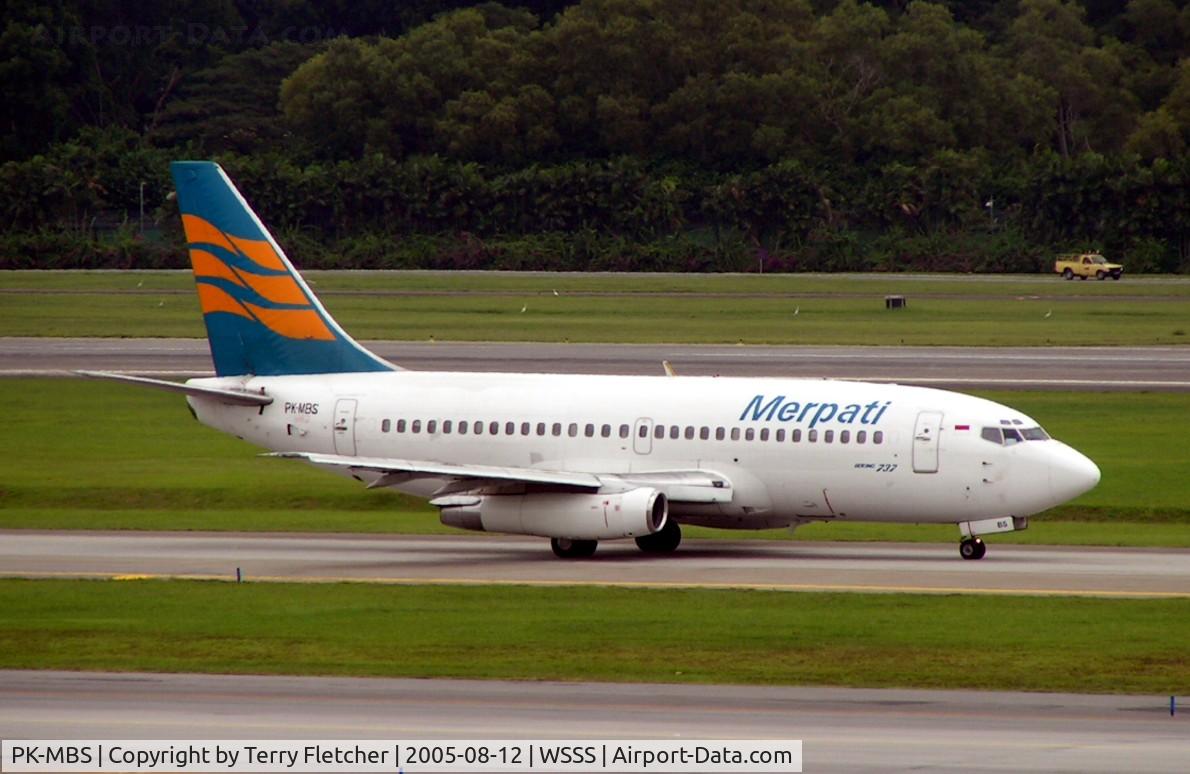 PK-MBS, 1981 Boeing 737-217(A) C/N 22342, Boeing 737