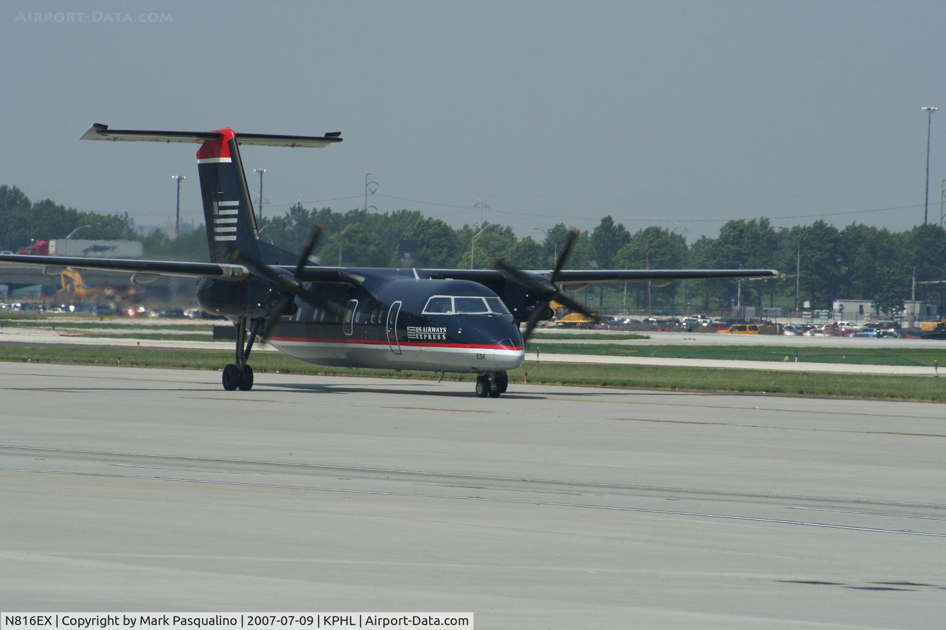 N816EX, 1992 De Havilland Canada DHC-8-102 Dash 8 C/N 329, DHC-8-102