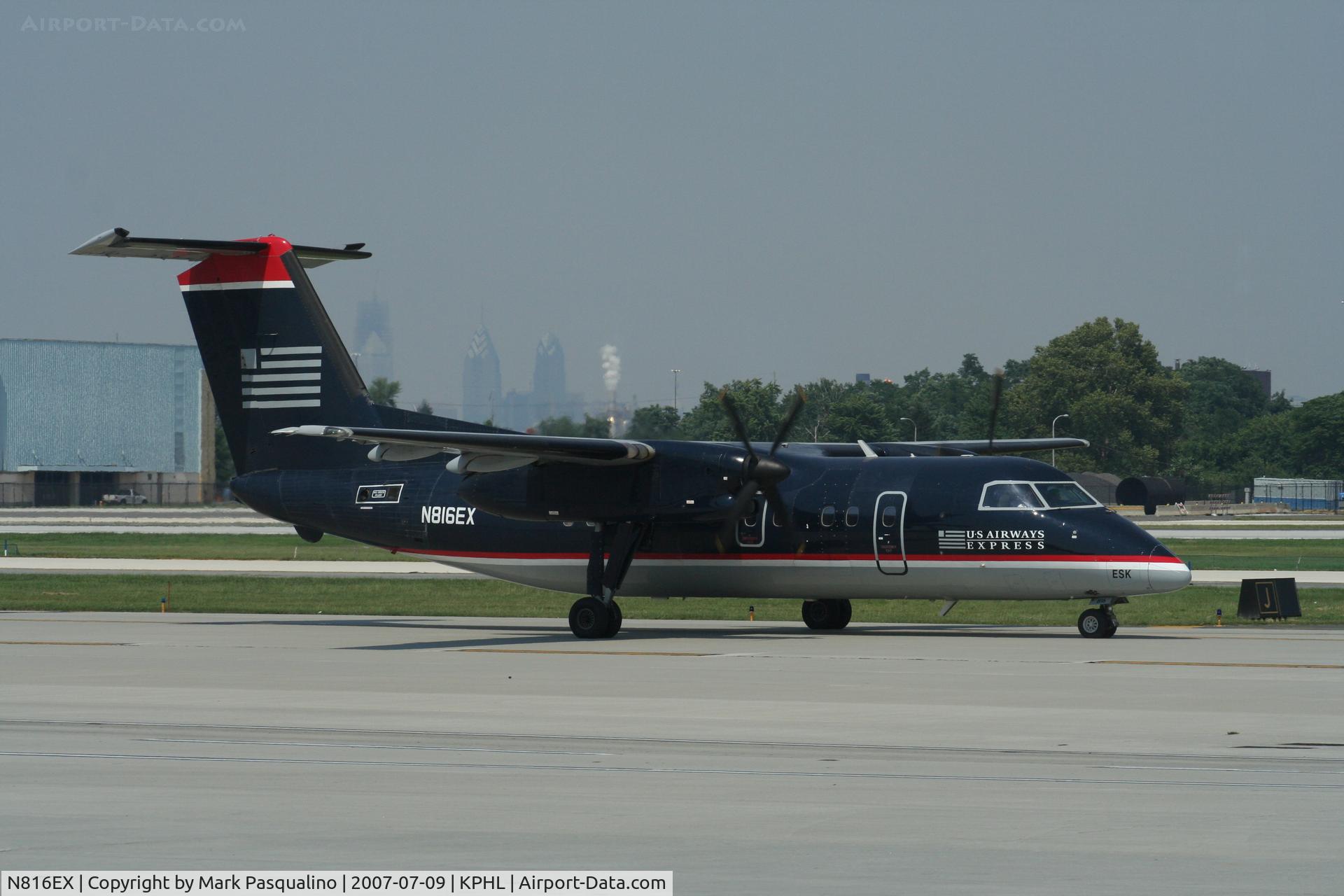 N816EX, 1992 De Havilland Canada DHC-8-102 Dash 8 C/N 329, DHC-8-102
