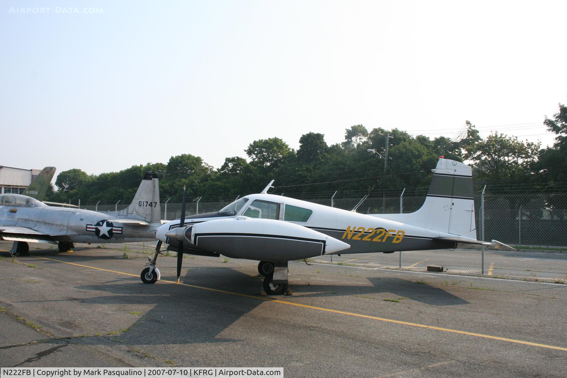 N222FB, 1958 Cessna U-3A Blue Canoe (310A) C/N 38112, Cessna U-3A