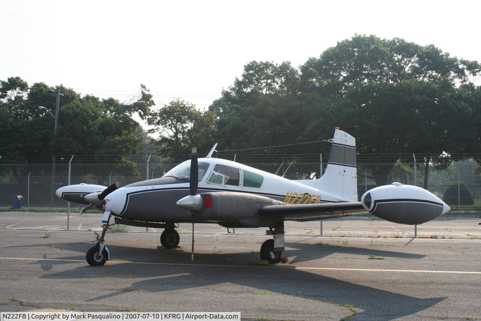 N222FB, 1958 Cessna U-3A Blue Canoe (310A) C/N 38112, Cessna U-3A