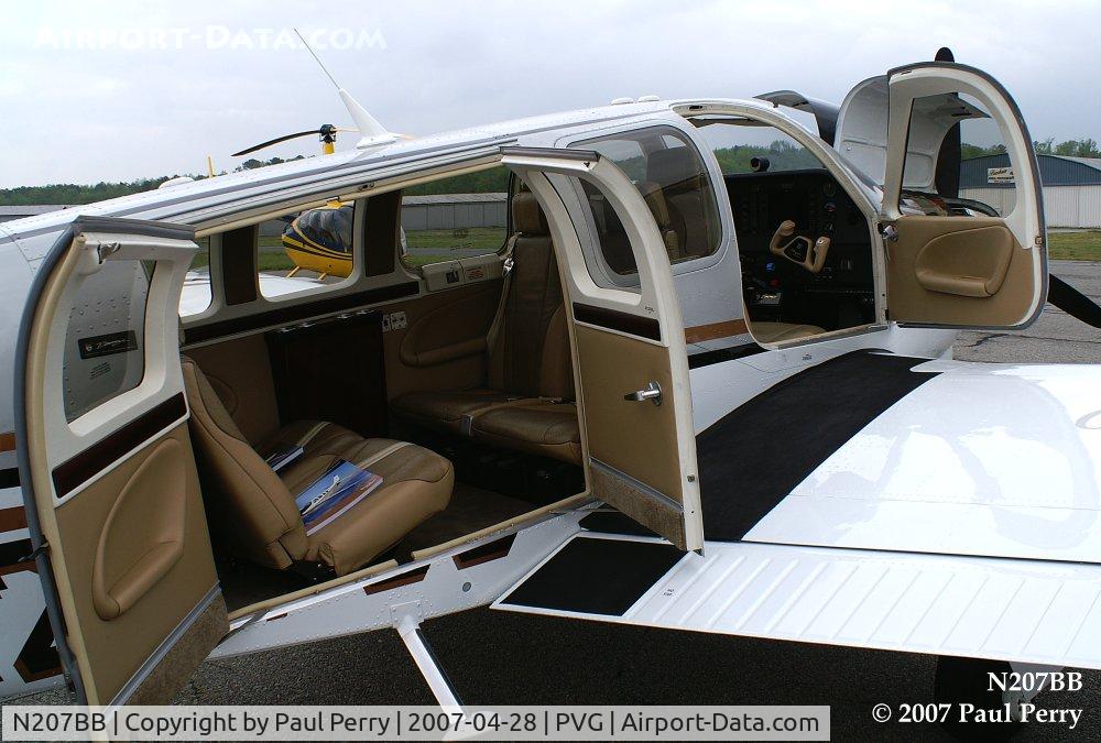 N207BB, 2006 Raytheon G36 Bonanza C/N E-3700, The words 