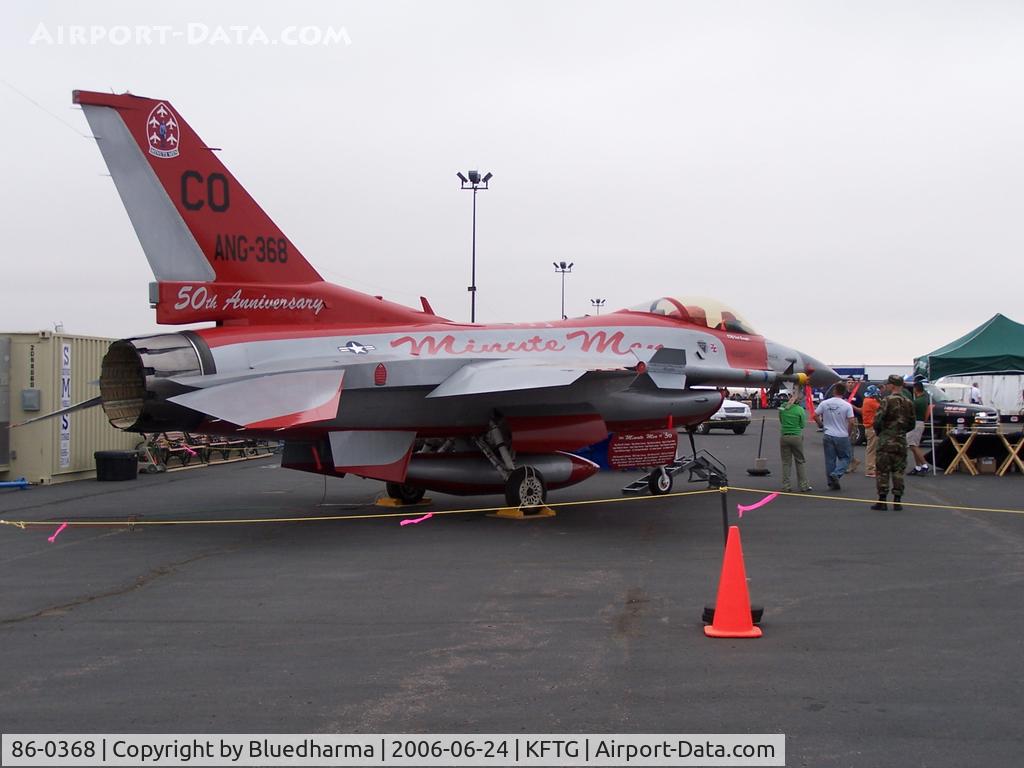 86-0368, 1986 General Dynamics F-16C Fighting Falcon C/N 5C-474, Port Side Back