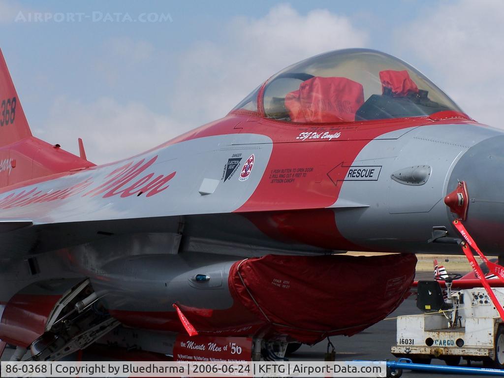 86-0368, 1986 General Dynamics F-16C Fighting Falcon C/N 5C-474, Front Detail