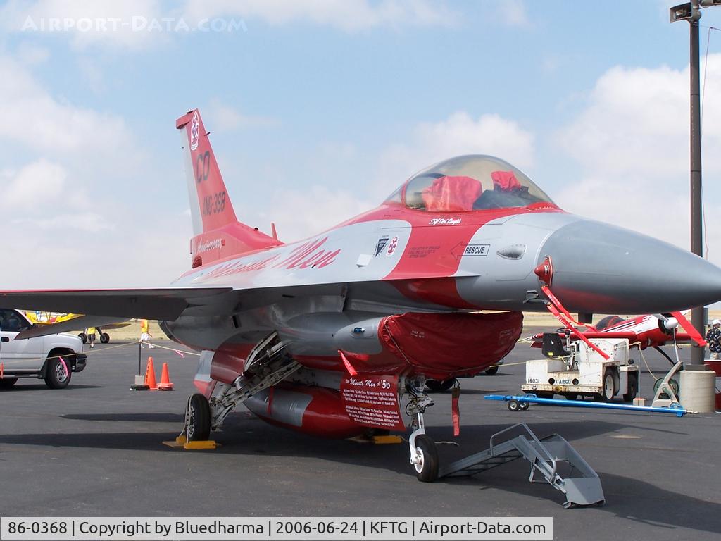 86-0368, 1986 General Dynamics F-16C Fighting Falcon C/N 5C-474, Front