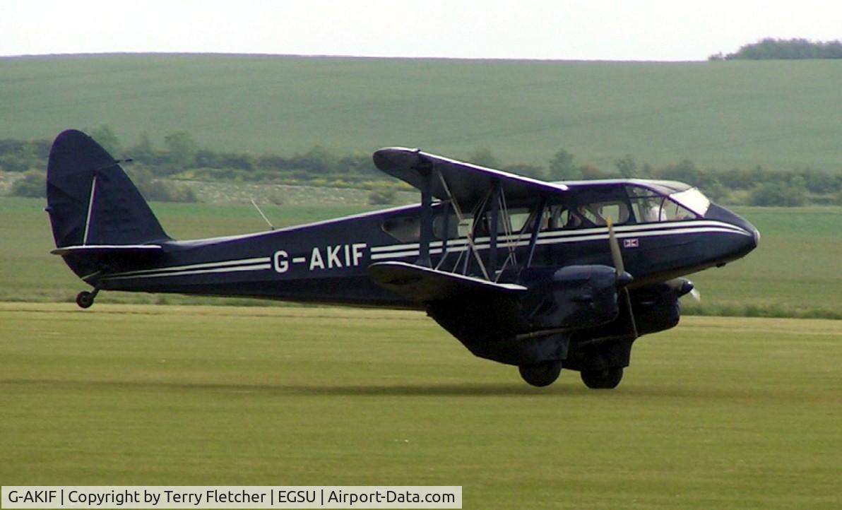 G-AKIF, 1944 De Havilland DH-89A Dominie/Dragon Rapide C/N 6838, Dragon Rapide