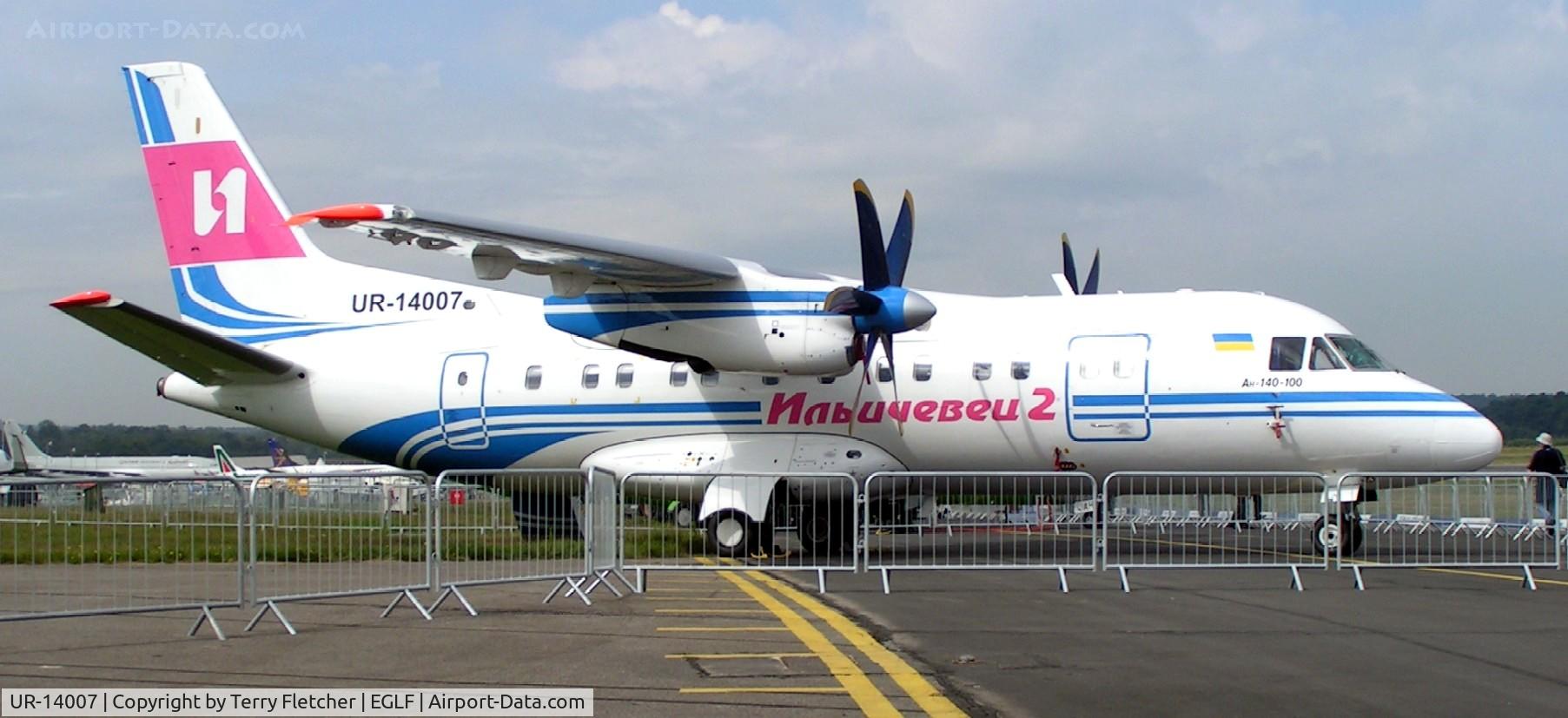 UR-14007, Antonov An-140-100 C/N 36525305029, Antonov 140