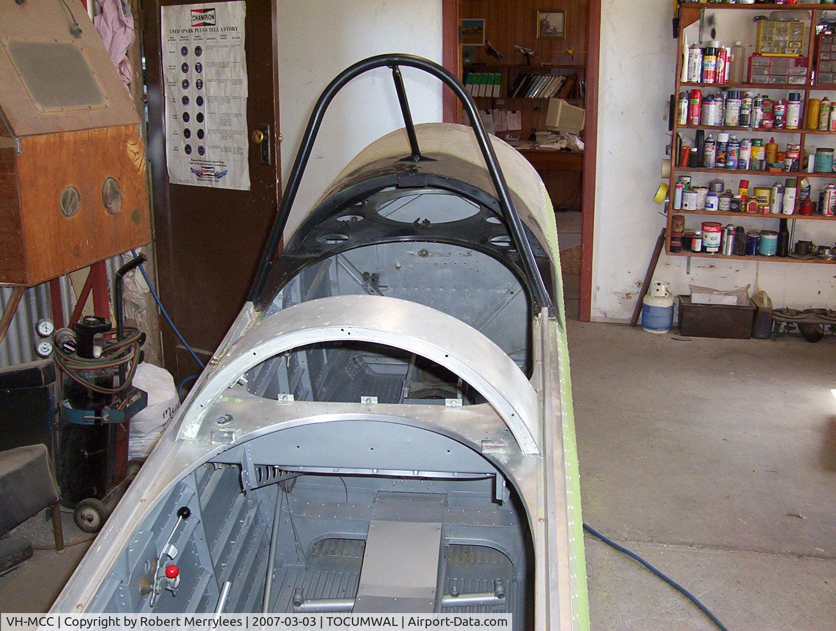 VH-MCC, 1947 De Havilland Canada DHC-1A C/N 22, Under Restoration