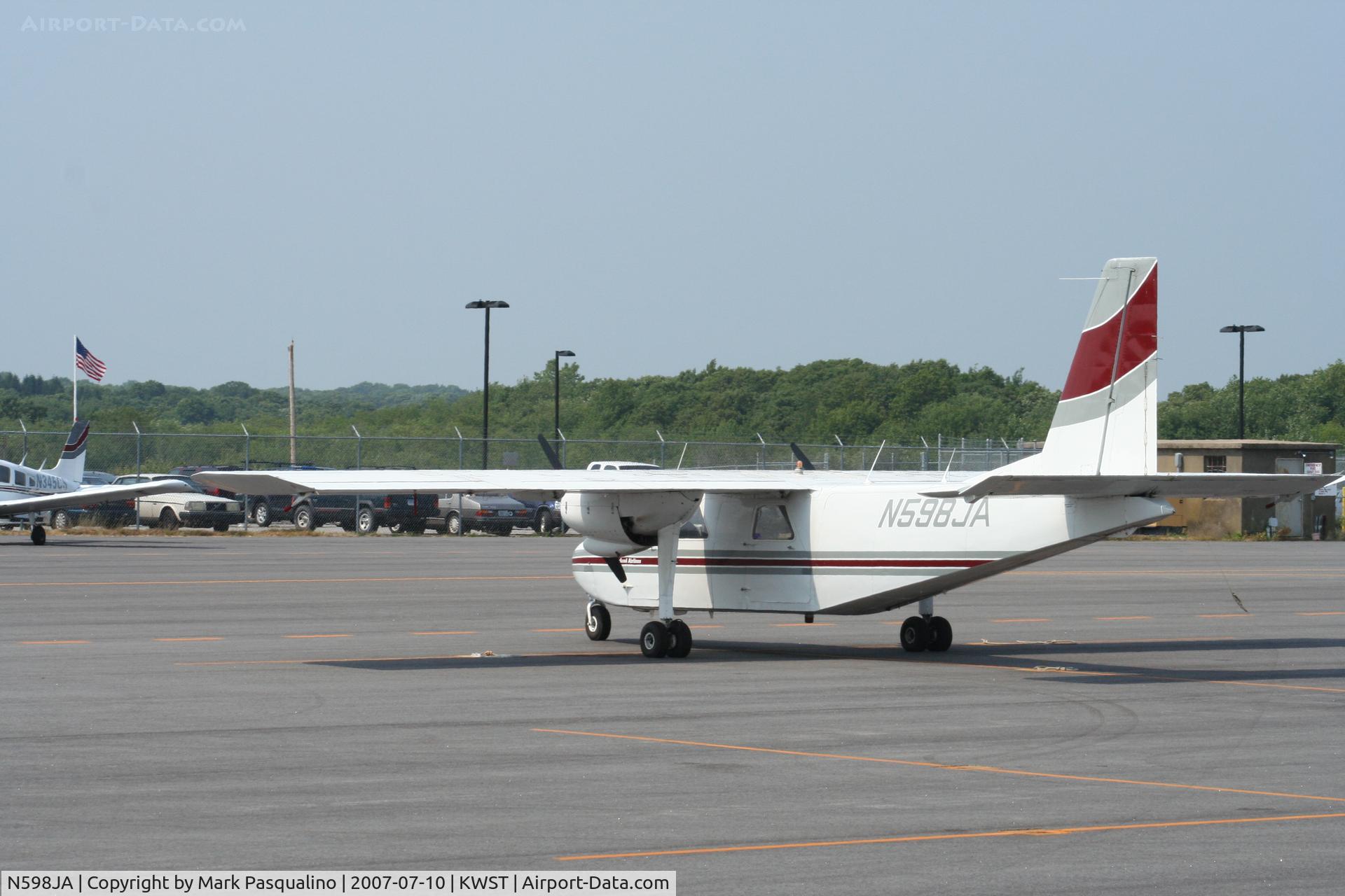 N598JA, 1969 Britten-Norman BN-2A Islander C/N 66, BN-2A Islander
