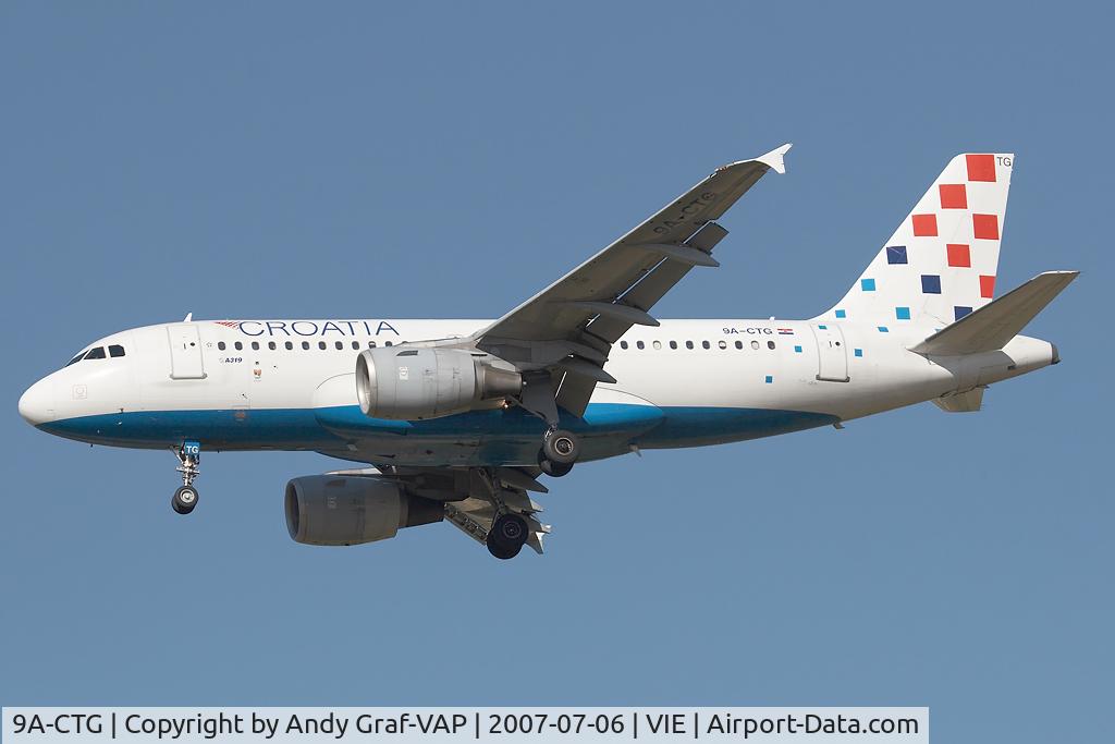 9A-CTG, 1998 Airbus A319-112 C/N 767, Croatia Airlines A319